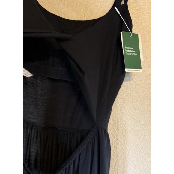 NWT Halara Size Large Pocket Harem Casual Jumpsuit-Easy Peezy Black Double Strap - Picture 10 of 13